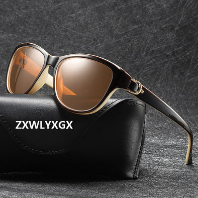 2019 Luxury Brand Design Cat Eye Polarized Sunglasses Men Women Lady Elegant Sun Glasses Female Driving Eyewear Oculos De Sol