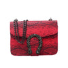 Snake Fashion Brand Women Bag Alligator PU Leather Messenger Bag