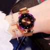 Luxury Rose Gold Watches Women Bracelet Fashion Diamond